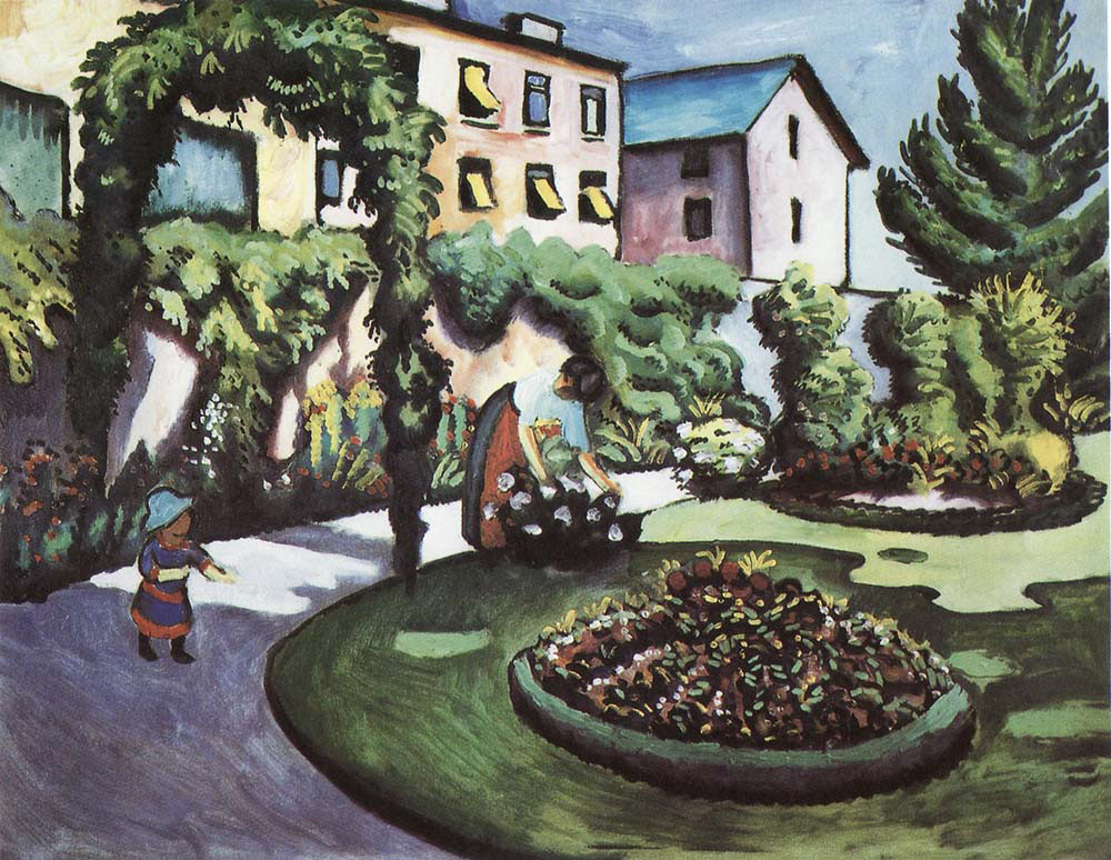 The Macke's Garden in Bonn 